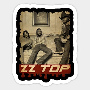 ZZ Top Vintage Sticker